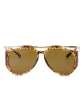 Saint Laurent Eyewear Amelia sunglasses - Brown