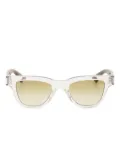 Saint Laurent Eyewear transparent sunglasses - Neutrals
