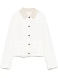 Yves Salomon denim jacket - White