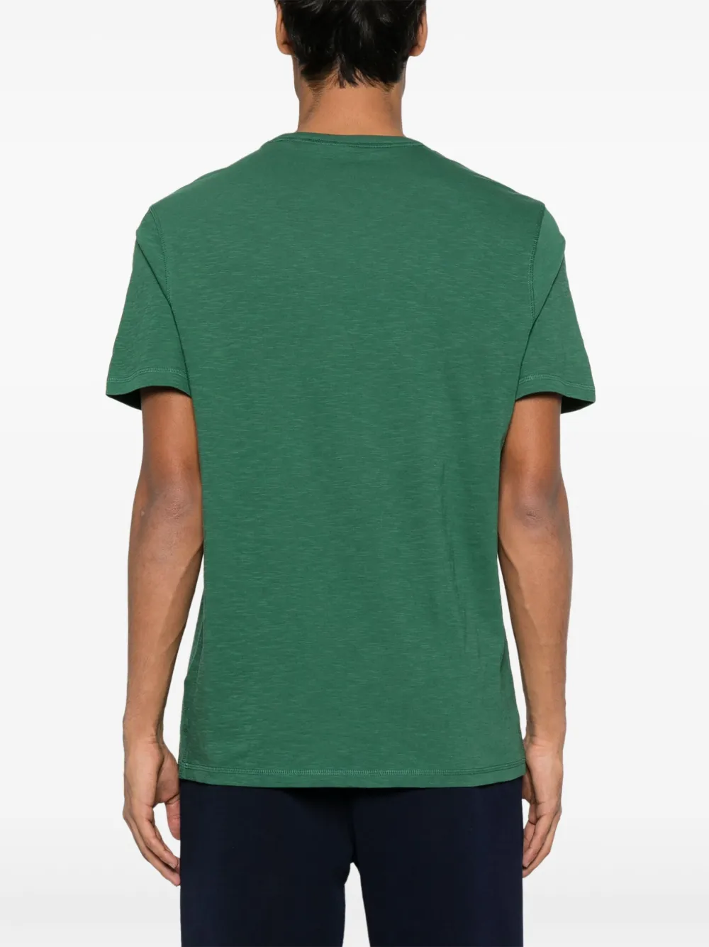 Shop Hugo Boss Logo-tape T-shirt In Green