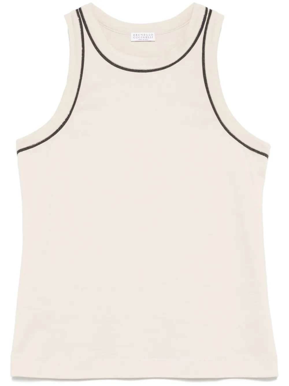 Brunello Cucinelli camiseta de algodón | neutro | Image 1