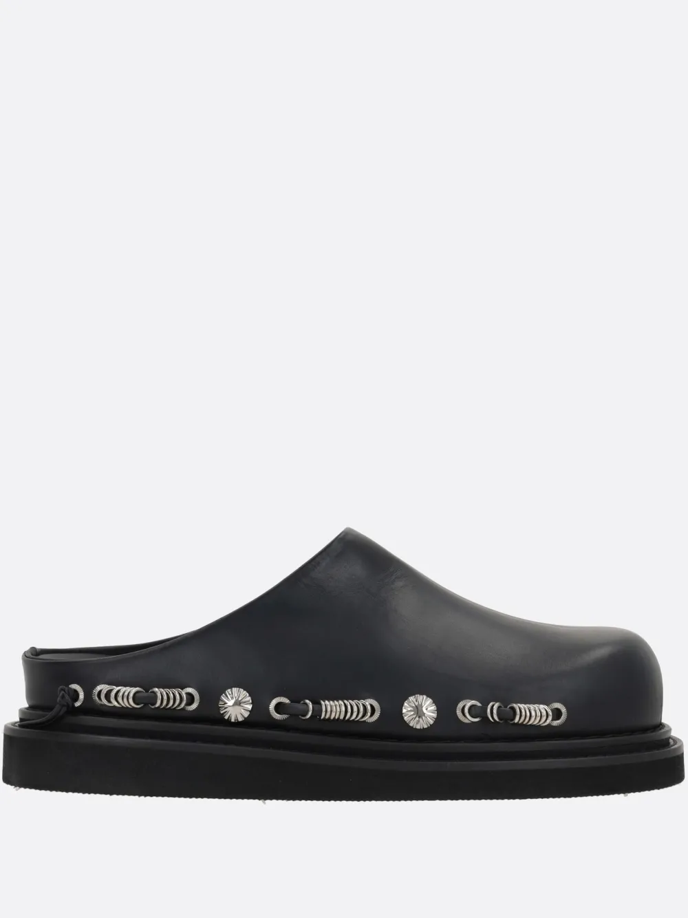 Toga Virilis studded clogs Black