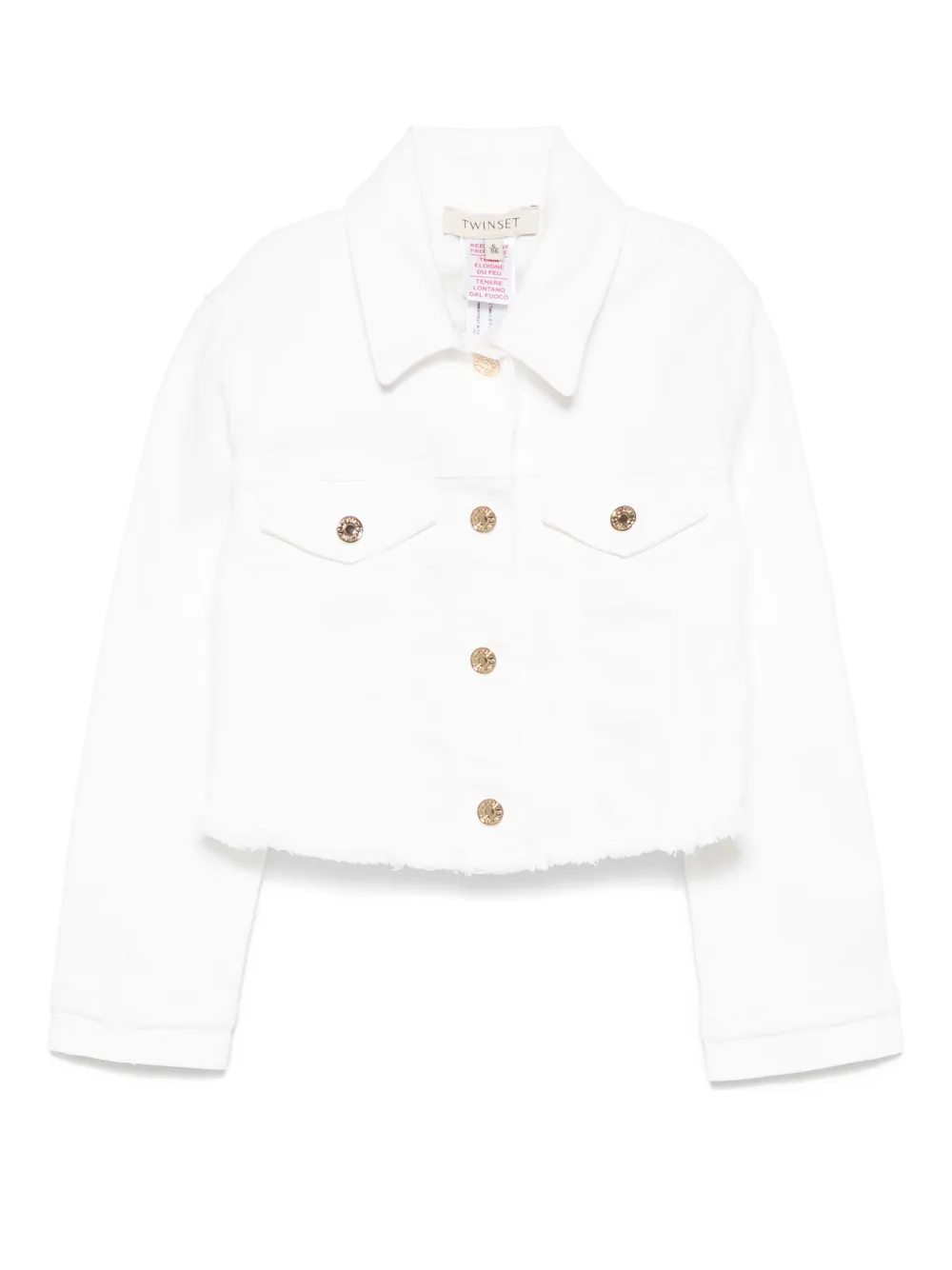 Twinset Denim Jacket In White
