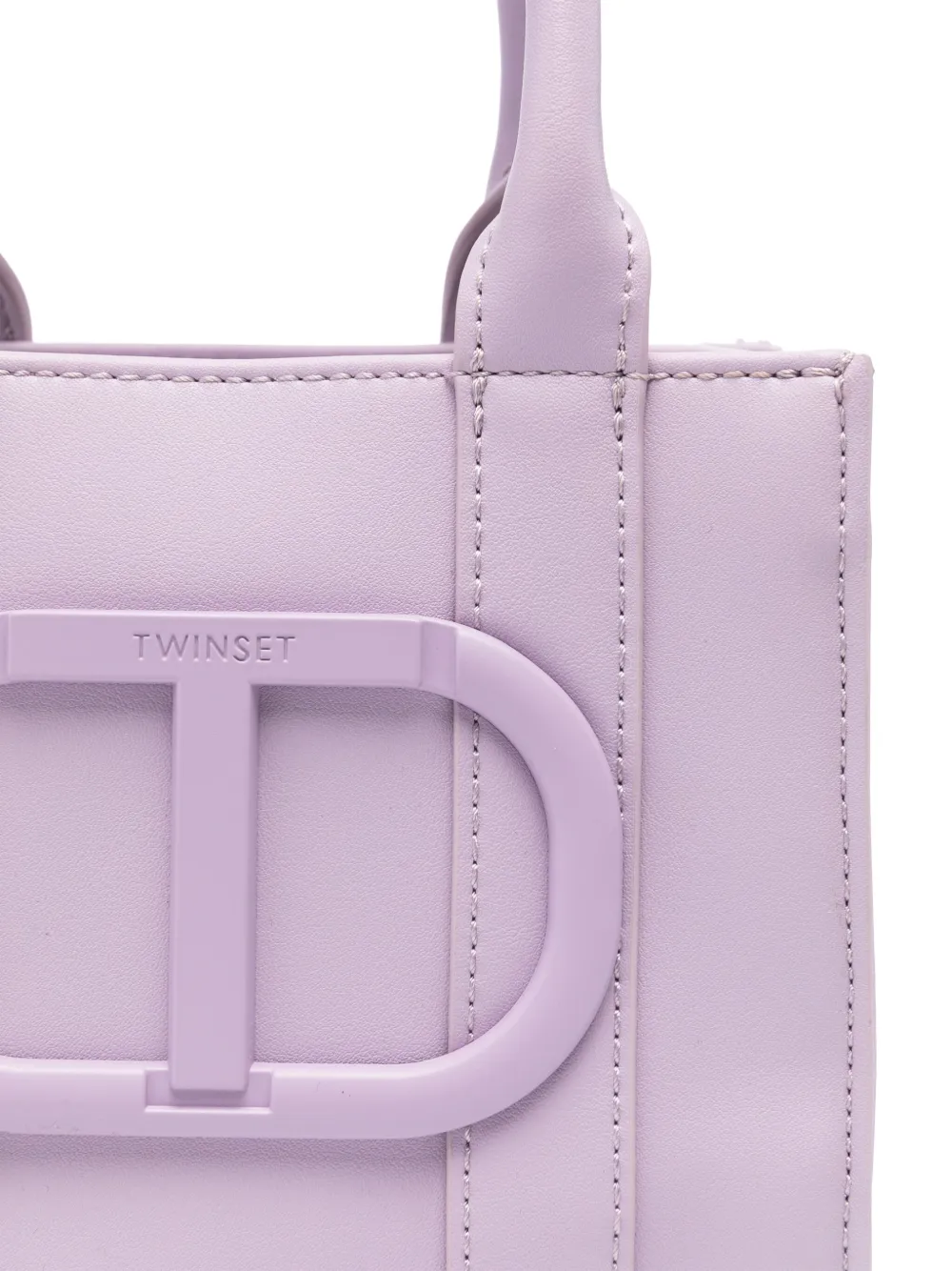 TWINSET Kids Oval T shopper Paars