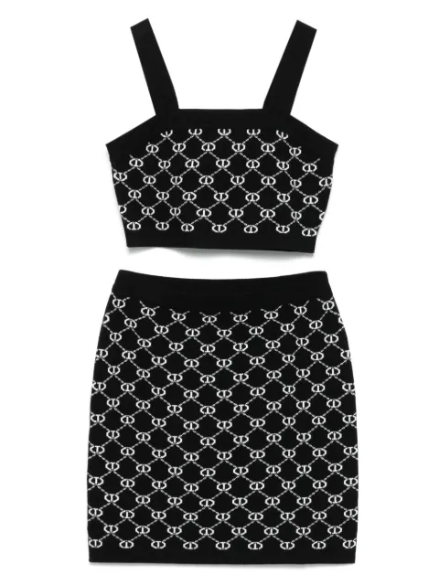 TWINSET Kids set de falda con logo en jacquard (set de 2 piezas)