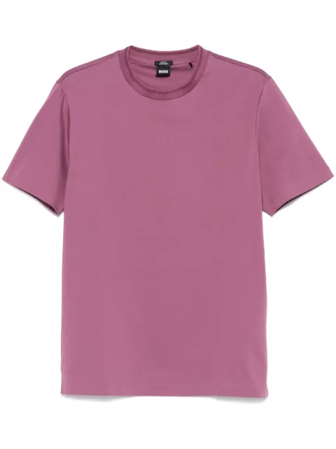 BOSS mercerized-cotton T-shirt