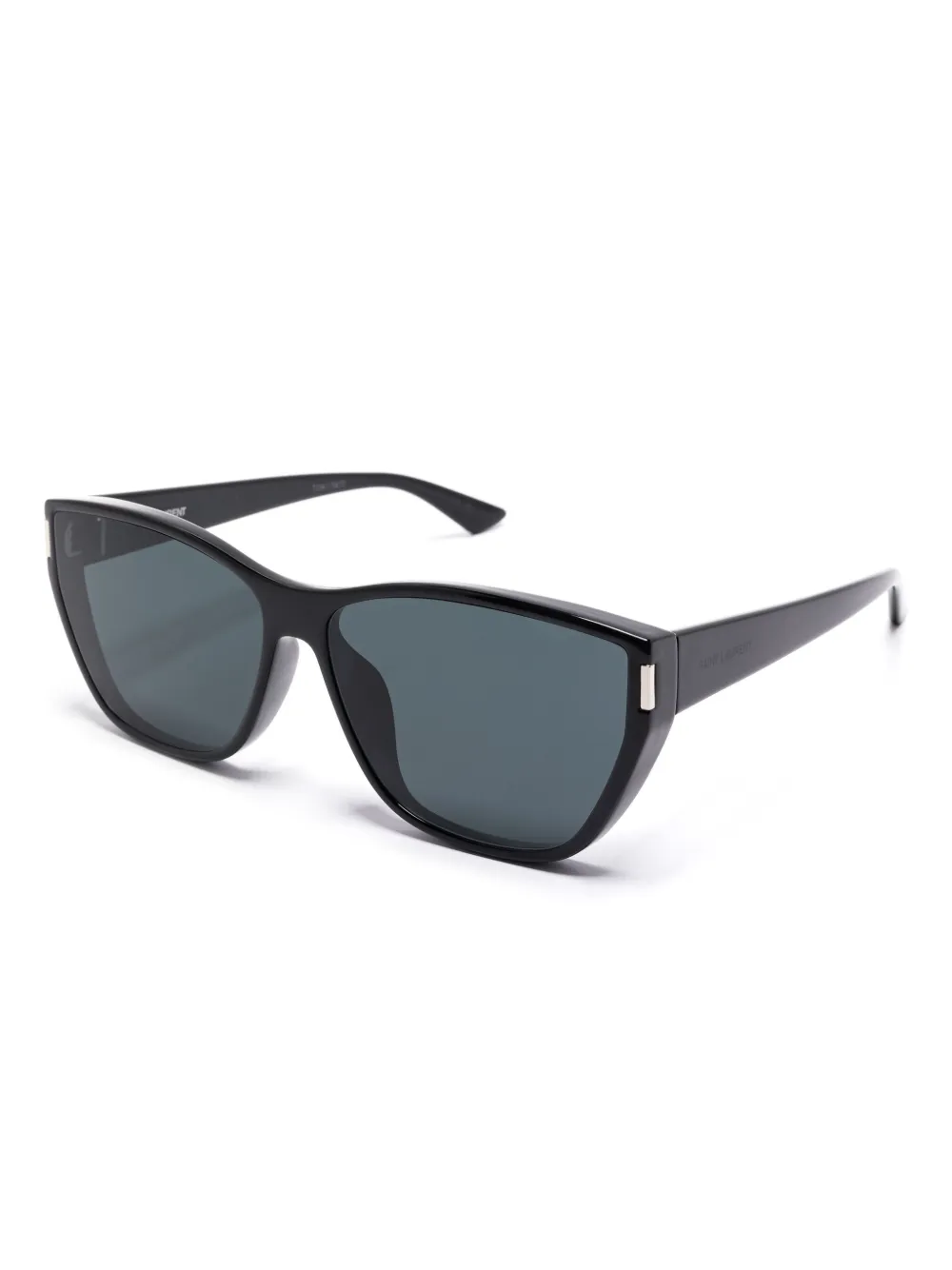 Saint Laurent Eyewear Zonnebril met vlinder montuur - Zwart