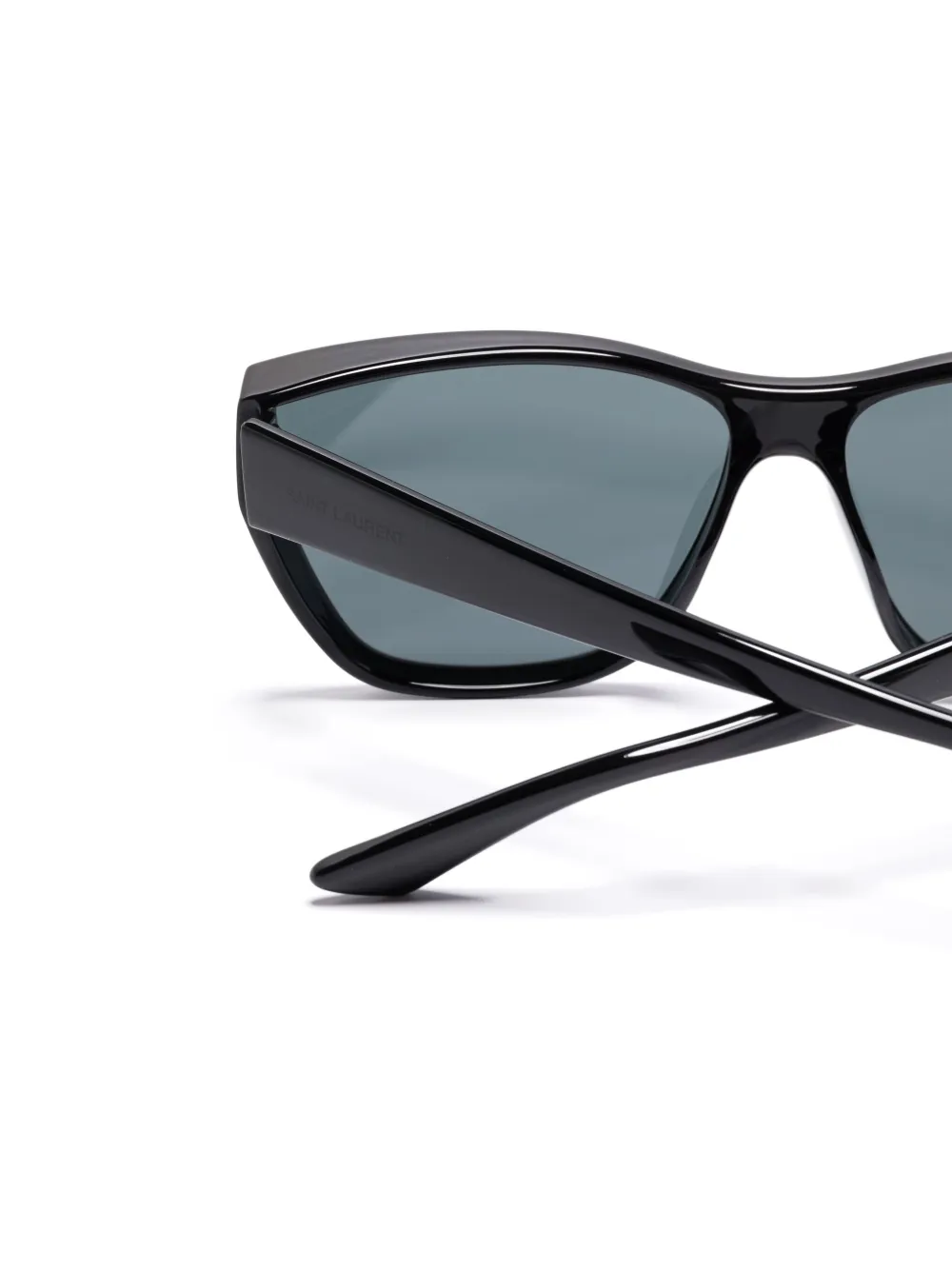 Saint Laurent Eyewear Zonnebril met vlinder montuur Zwart