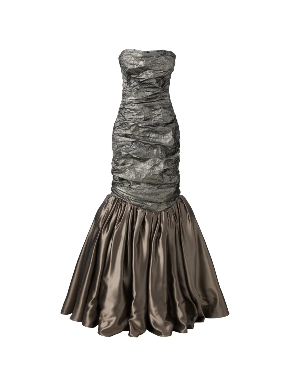Almaz Metal Siren Abendkleid - Silber