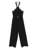 TWINSET Kids logo-plaque jumpsuit - Black