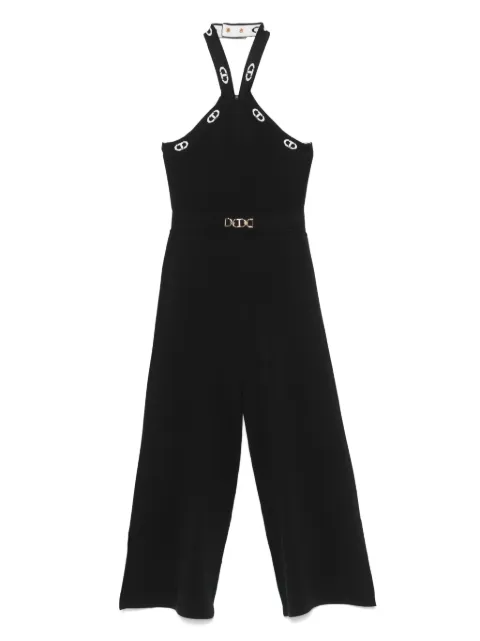 TWINSET Kids logo-plaque jumpsuit 