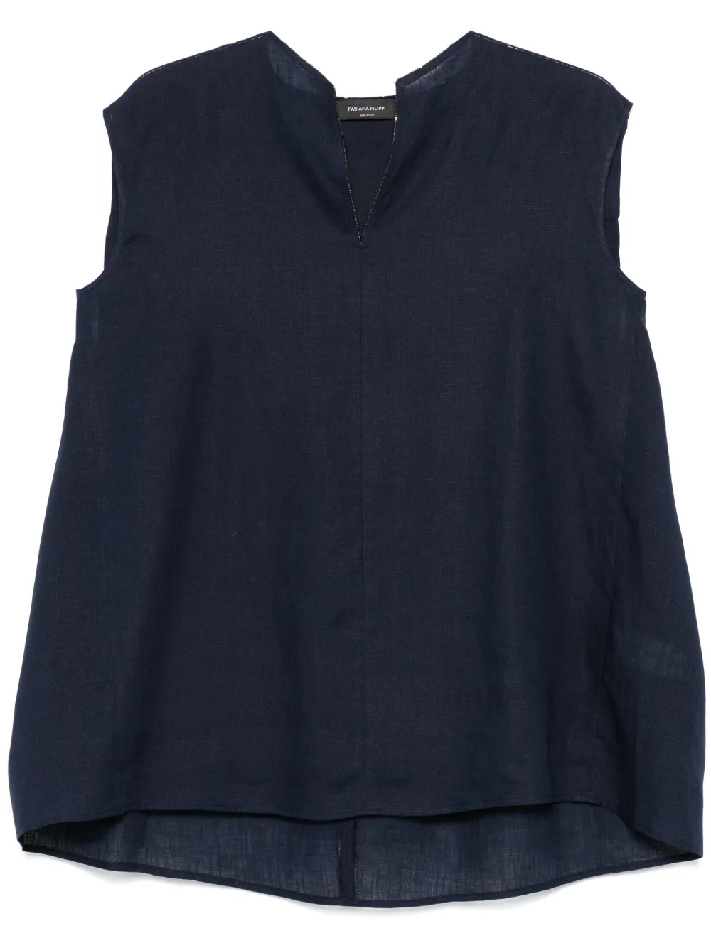 Fabiana Filippi Linnen shirt Blauw