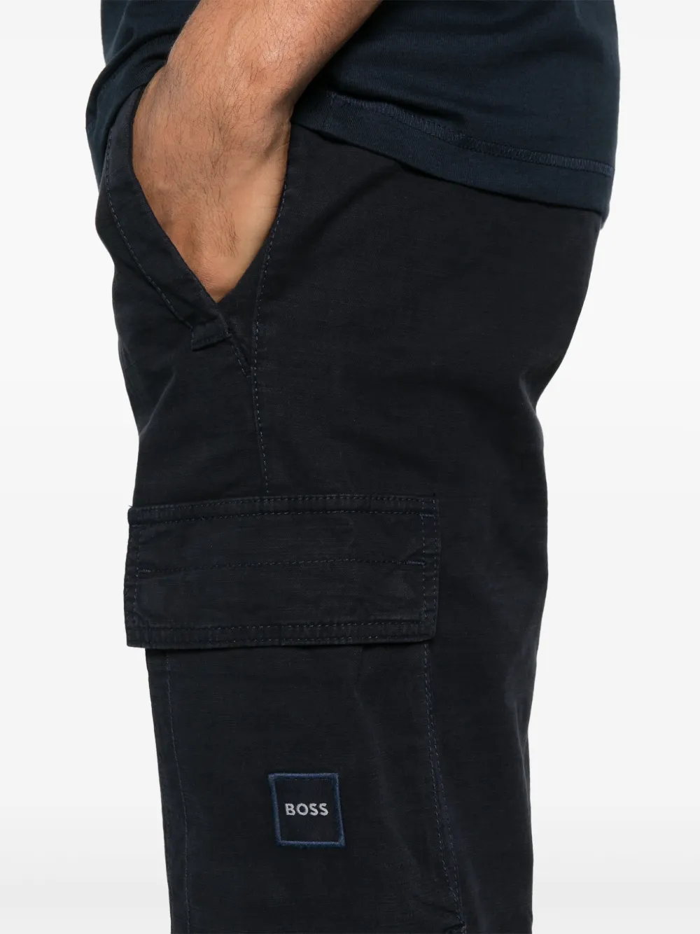 BOSS Cargo broek Blauw