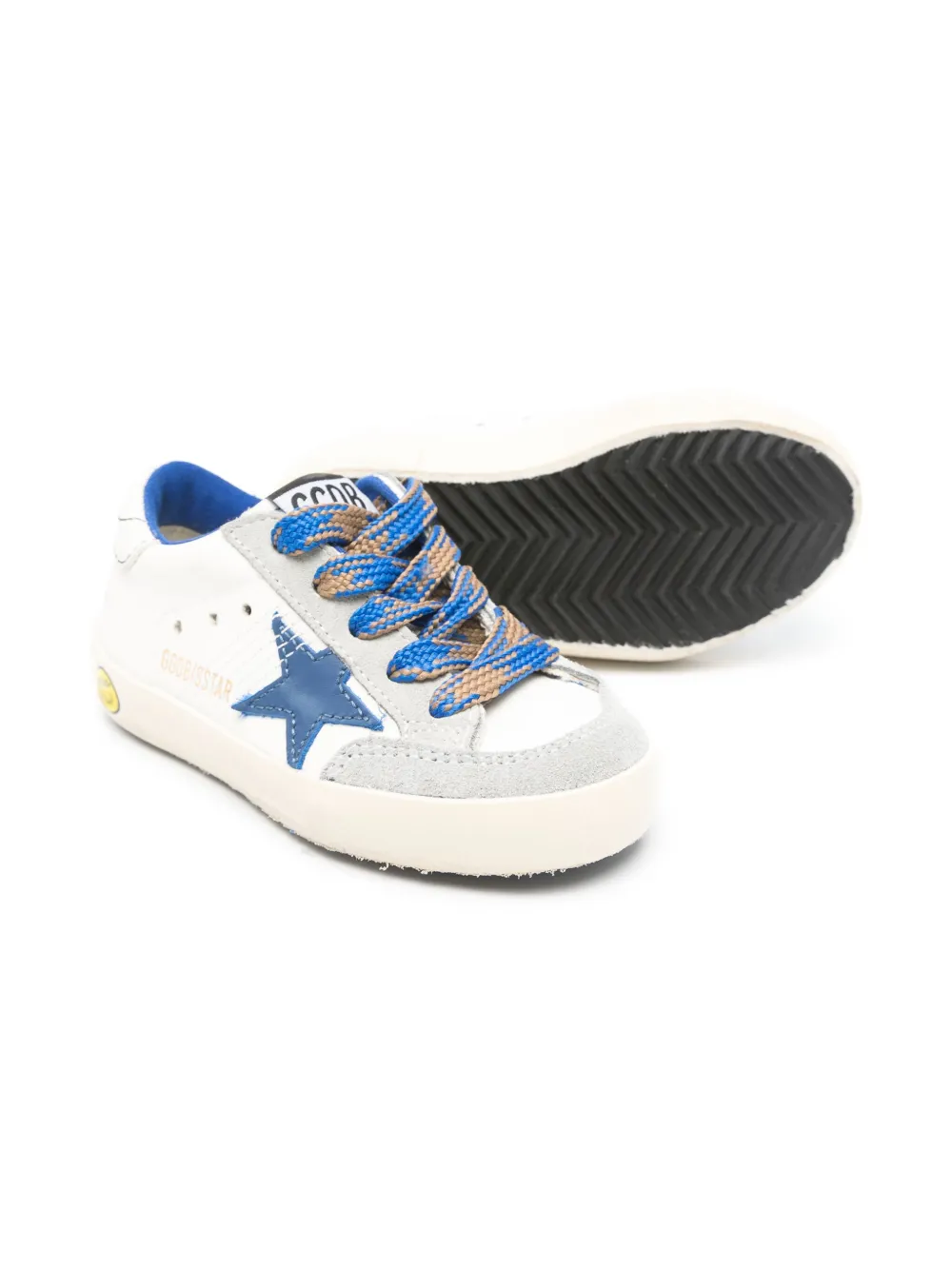 Golden Goose Kids Super-Star low-top sneakers Wit