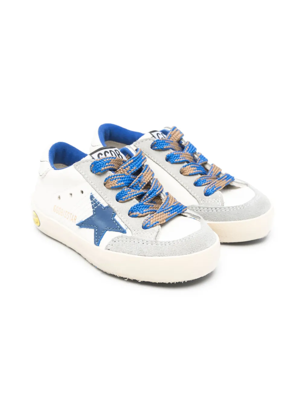 Golden Goose Kids Super-Star low-top sneakers Wit