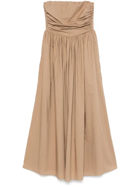 Matteau vestido largo con diseño strapless