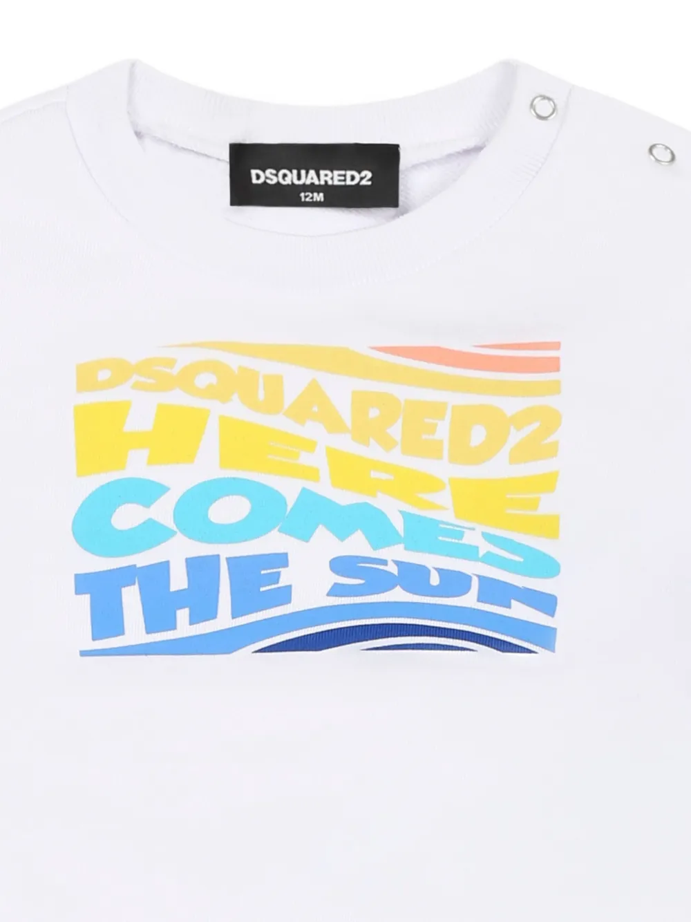 DSQUARED2 KIDS Sweater met logo Wit