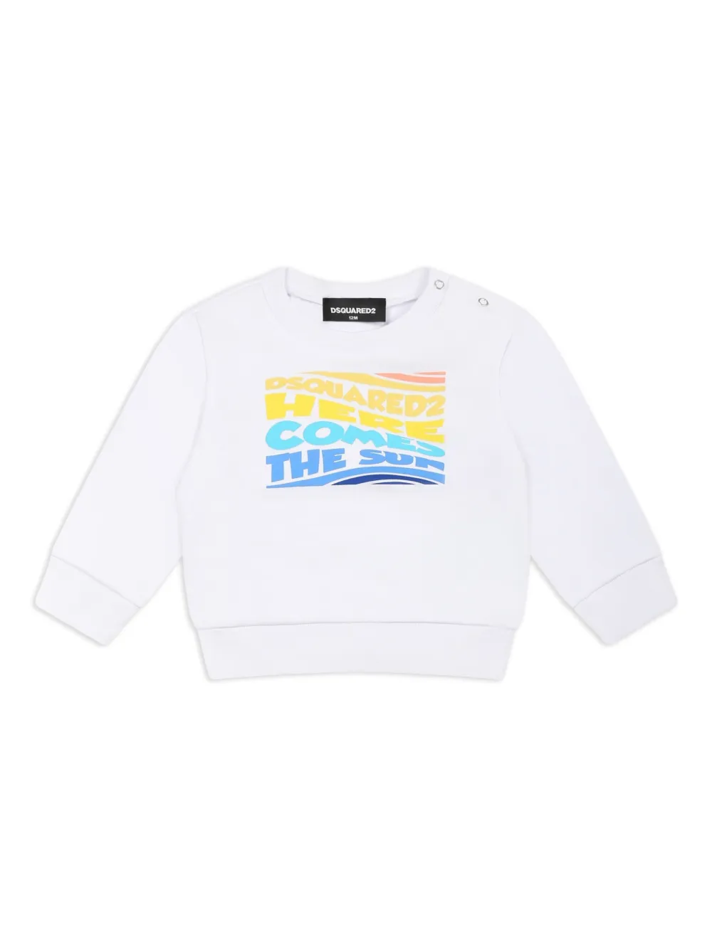 DSQUARED2 KIDS Sweater met logo Wit