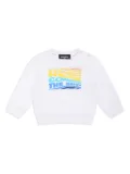 DSQUARED2 KIDS logo sweatshirt - White