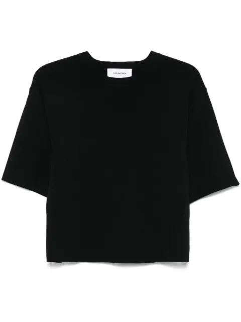 Yves Salomon cropped T-shirt