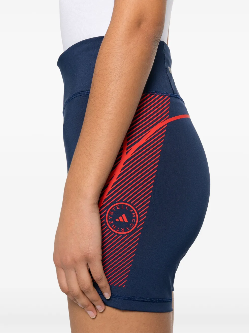 Shop Adidas By Stella Mccartney Truepace Shorts In Blue