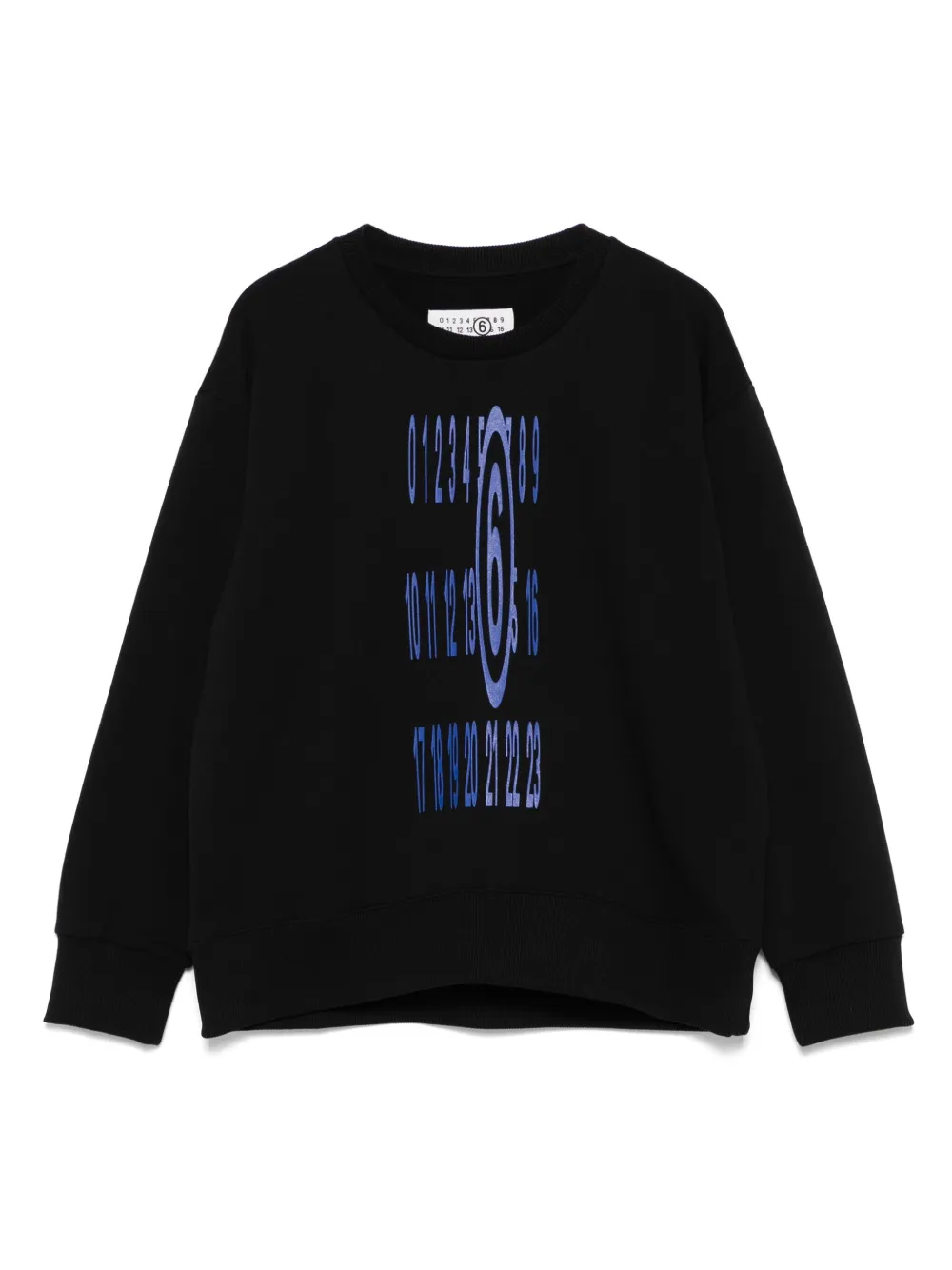 MM6 Maison Margiela Kids Sweater met print Zwart
