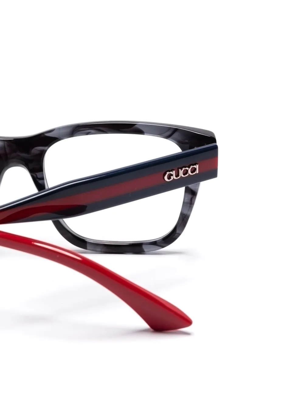 Gucci Eyewear Bril met vierkant montuur Blauw