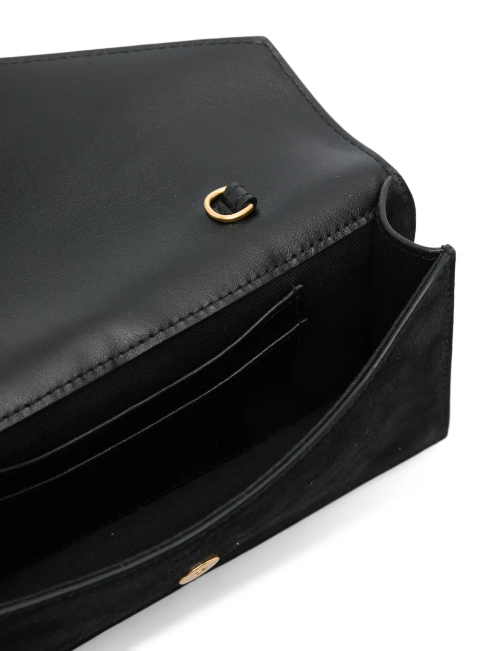 Polo Ralph Lauren Leren clutch Zwart