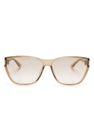Balenciaga Eyewear Side Xpander キャットアイ サングラス | ブラウン