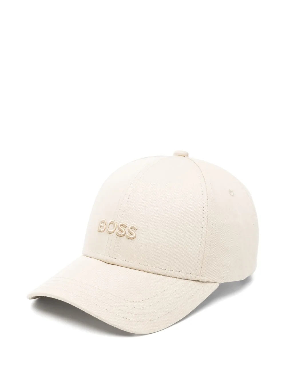 BOSS logo-embroidered cotton cap | Neutrals | Image 1
