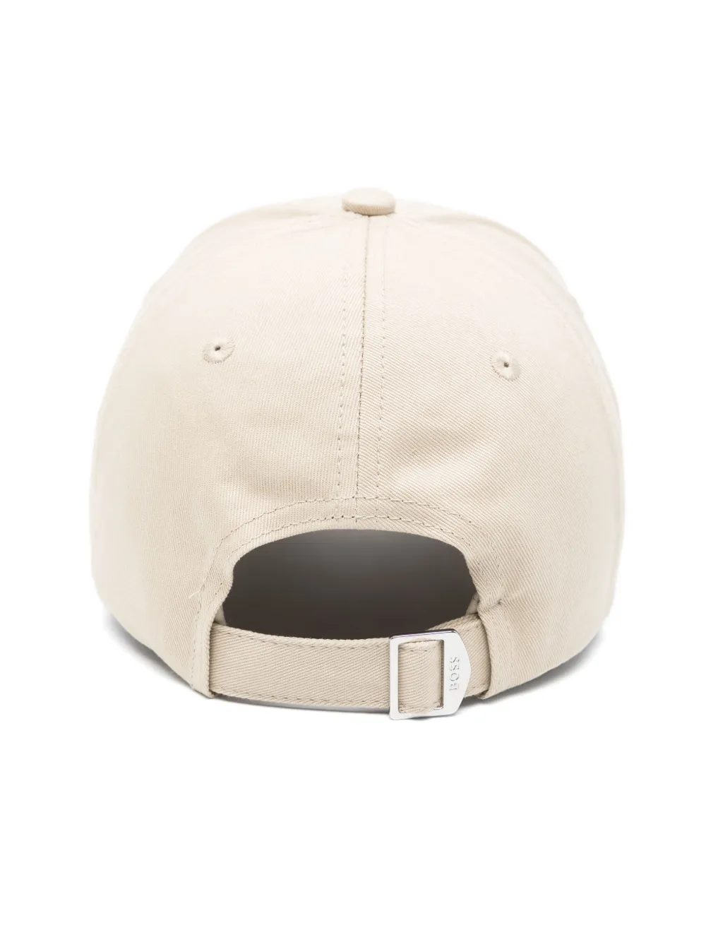 BOSS Katoenen pet met geborduurd logo - Beige