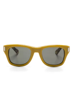 Off-White Eyewear Dalton Sunglasses | Yellow | FARFETCH CA display picture 2