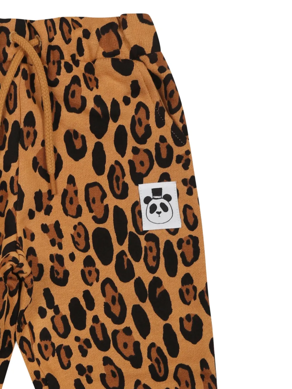 MINI RODINI BASIC LEOPARD TRACK PANTS