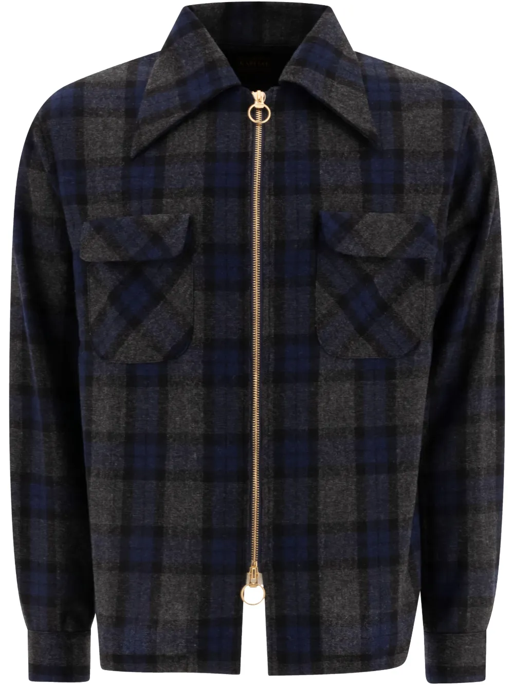 checked jacket