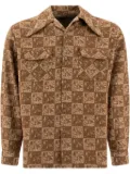 KAPITAL checkerboard-pattern jacket - Brown