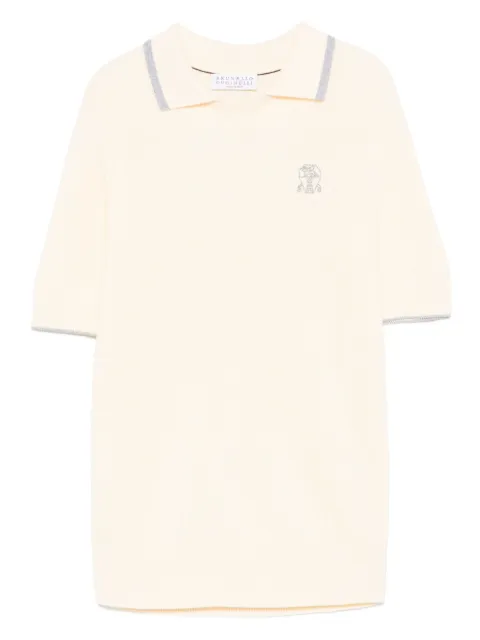Brunello Cucinelli Kids logo-embroidered T-shirt