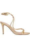 Gianvito Rossi 85mm Black Mamba sandals - Gold