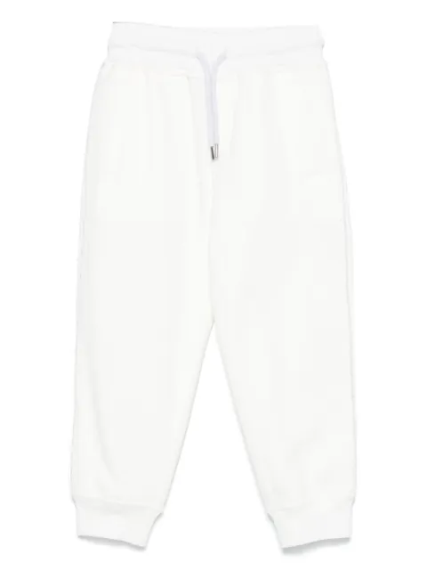 Brunello Cucinelli Kids Calça esportiva com acabamento de viés