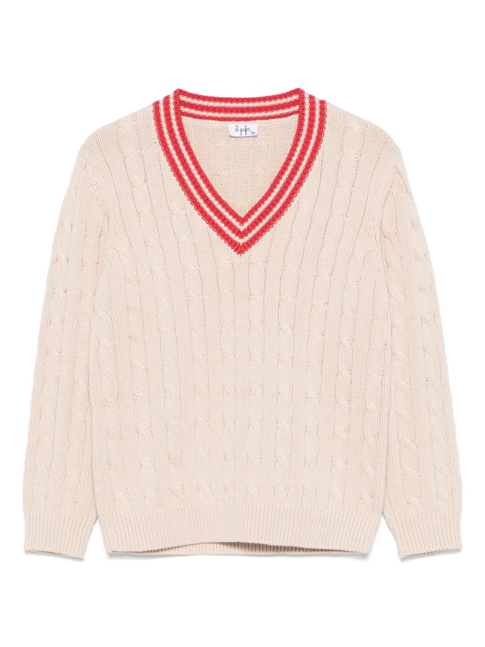 Image 1 of Il Gufo cable-knit sweater