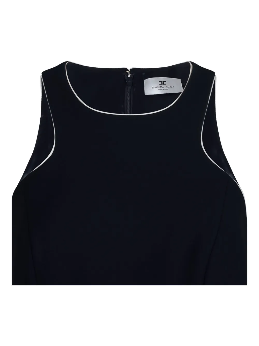 Elisabetta Franchi Mini-jurk met ceintuur Zwart