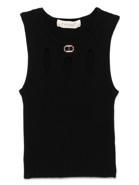 TWINSET Kids cut-out tank top