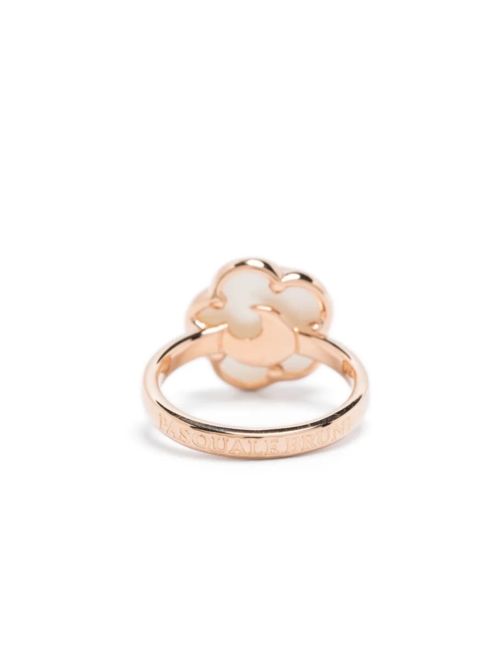 18k Rose Gold Petit Joli Lunaire Diamond And Pearl Ring