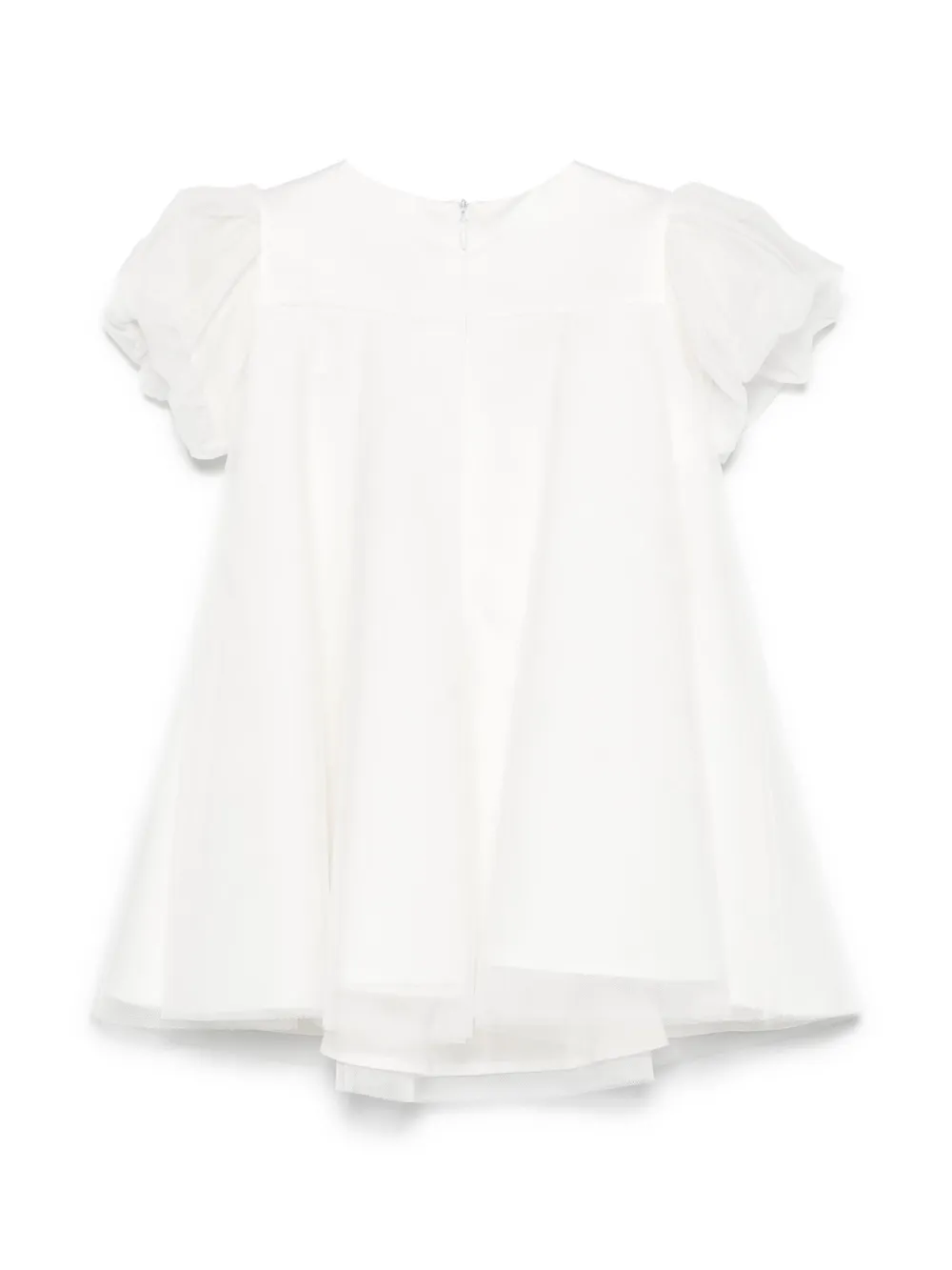 TWINSET Kids Jurk met strikdetail - Wit