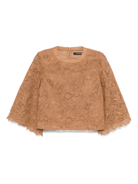 Karl Lagerfeld embroidery blouse