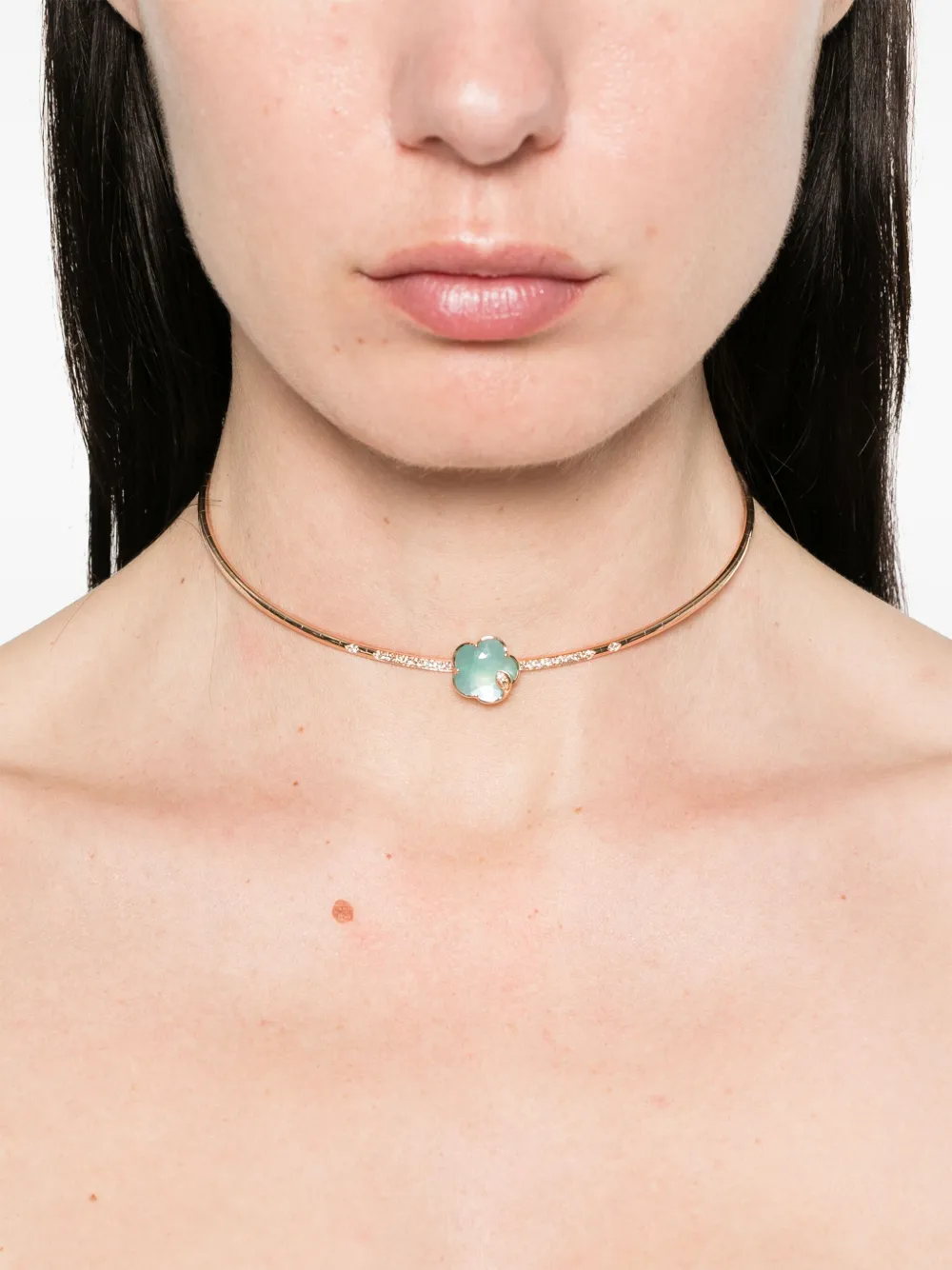 Pasquale Bruni 18kt roségouden Petit Joli Lunaire choker - Roze