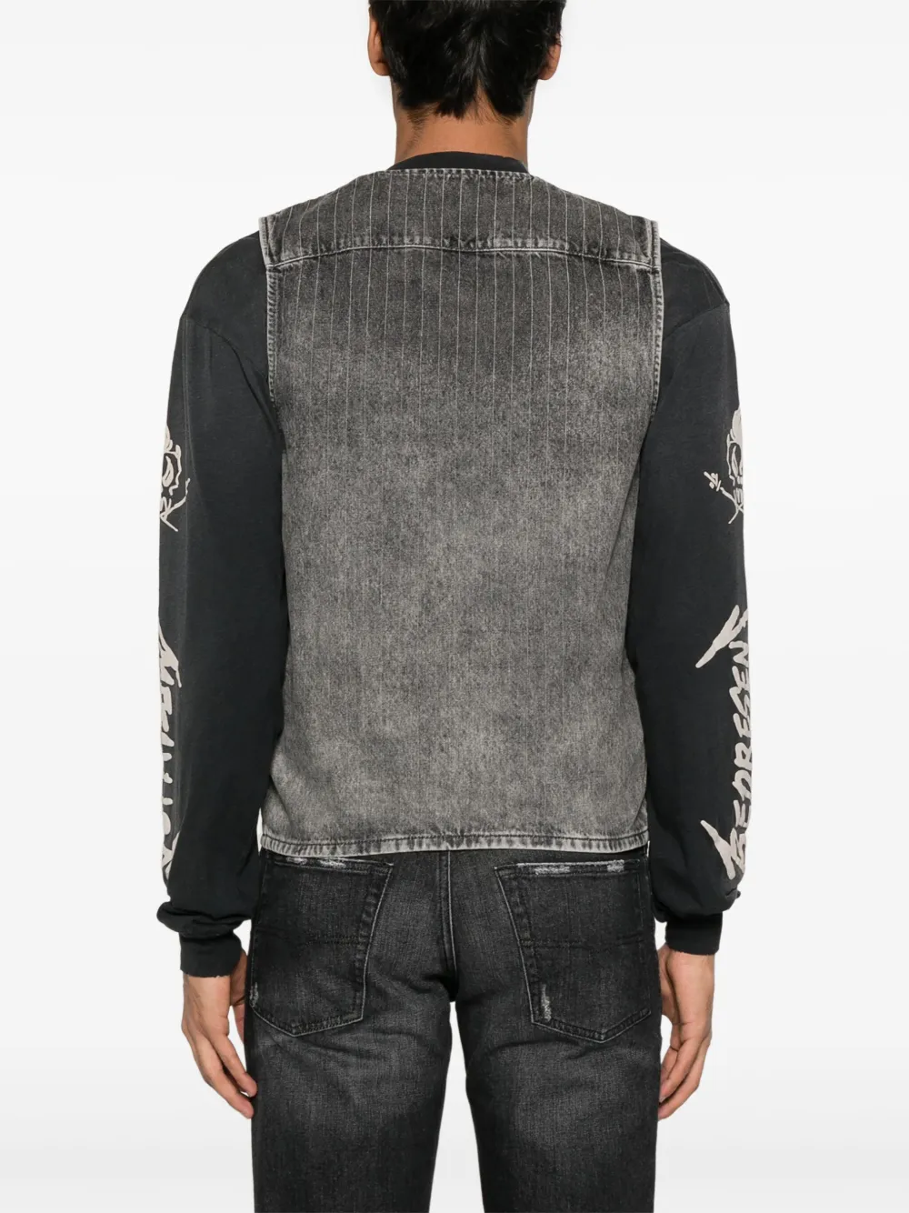 Diesel D-Sund-S gilet Grijs