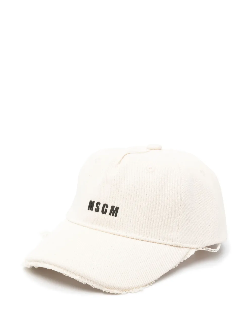 MSGM Kids Pet verfraaid met logo Beige