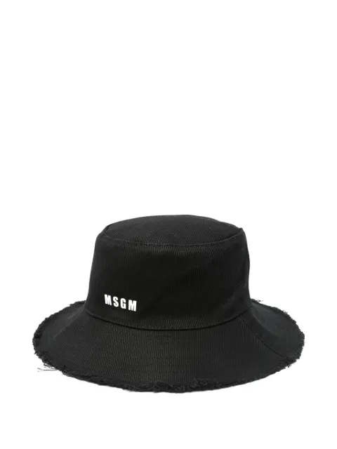 MSGM Kids logo-embellished hat