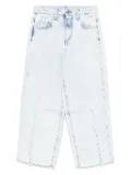 MSGM Kids distressed jeans - Blue