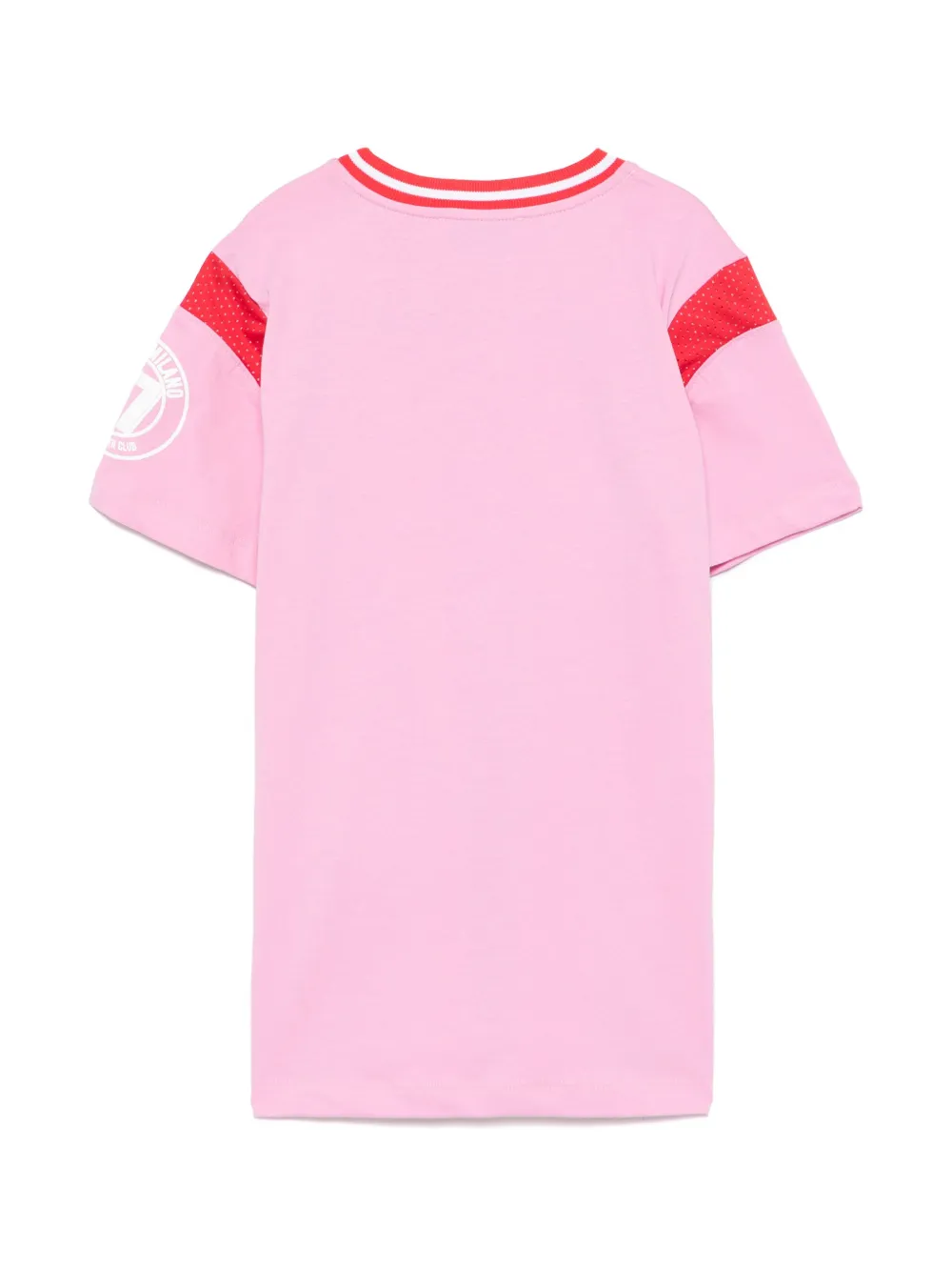 MSGM Kids T-shirt verfraaid met kristallen - Roze